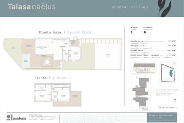 Rzut - Mieszkanie na sprzedaż 3 pokoje o powierzchni 90,32 m² - numer 1.ADO-B w Talasa Caelus I