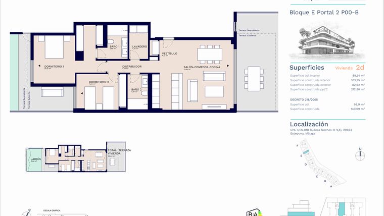 Rzut - Mieszkanie na sprzedaż 2 pokoje o powierzchni 129,76 m² - numer A11-050 w Unika I