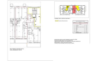 Rzut - Mieszkanie na sprzedaż 4 pokoje o powierzchni 82,19 m² - numer B06 w Lwowska 14