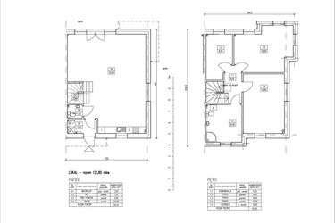 Rzut - Dom na sprzedaż 5 pokoi o powierzchni 121,8 m² - numer N2 w Iwiny Park etap IV