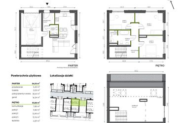 Rzut - Dom na sprzedaż 5 pokoi o powierzchni 138,22 m² - numer b13.L1 w Ogrody Wojszyce