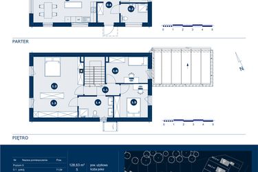Rzut - Dom na sprzedaż 5 pokoi o powierzchni 148 m² - numer V.C w Nowy Park Domy Tyniec etap V
