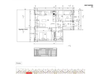 Rzut - Mieszkanie na sprzedaż 3 pokoje o powierzchni 57,9 m² - numer 42/12 w Ogrody Kochanowskiego