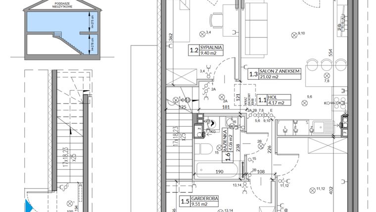 Rzut - Mieszkanie na sprzedaż 4 pokoje o powierzchni 67,46 m² - numer 35B w Domy na Witosa etap 1B