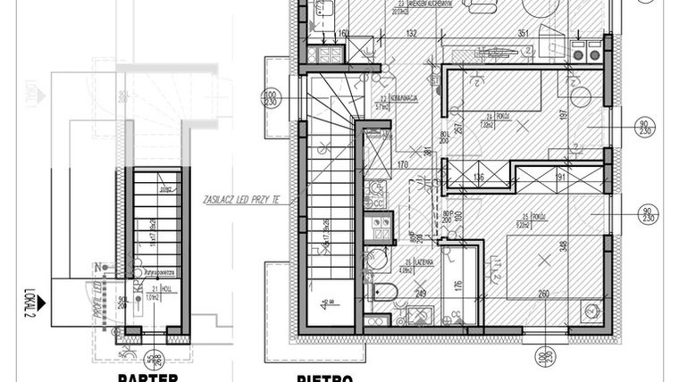 Rzut - Dom na sprzedaż 3 pokoje o powierzchni 57,15 m² - numer B6.2 w HEJ! Baniocha