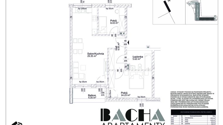 Apartamenty Bacha