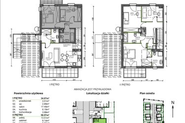 Rzut - Mieszkanie na sprzedaż 4 pokoje o powierzchni 92,85 m² - numer B14.L2 w Rokokowa Vita