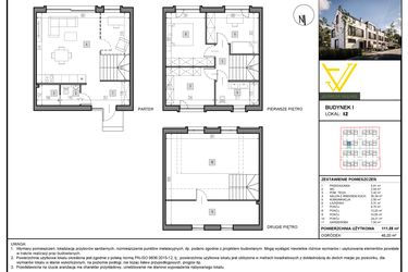 Rzut - Mieszkanie na sprzedaż 5 pokoi o powierzchni 111,58 m² - numer I2 w Juranda Village etap II