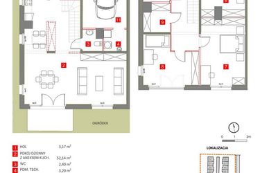 Rzut - Dom na sprzedaż 4 pokoje o powierzchni 150,86 m² - numer 33 w Słoneczny Zakątek