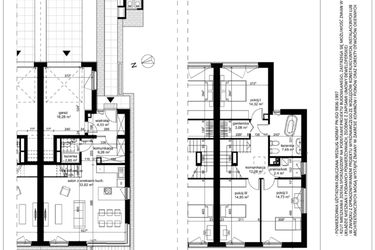 Rzut - Dom na sprzedaż 4 pokoje o powierzchni 131,24 m² - numer A1 M2 w Enklawa Zwierzyniec