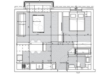 Rzut - Mieszkanie na sprzedaż 2 pokoje o powierzchni 45,17 m² - numer 7 w Blich
