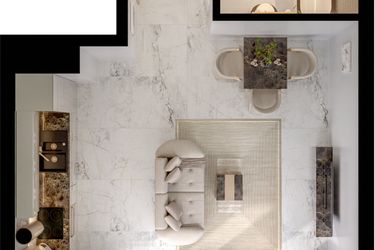 Rzut - Mieszkanie na sprzedaż 1 pokój o powierzchni 31,34 m² - numer B10/6/173 w GEMINI G-7