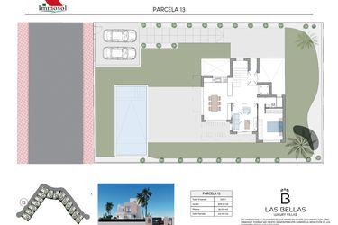 Rzut - Dom na sprzedaż 3 pokoje o powierzchni 330,11 m² - numer 13 w Las Bellas Luxury Villas