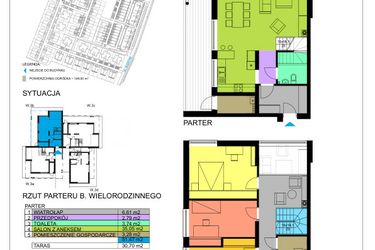 Rzut - Mieszkanie na sprzedaż 4 pokoje o powierzchni 120,18 m² - numer W3B w Błękitne Aleje