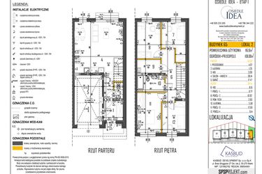 Rzut - Dom na sprzedaż 5 pokoi o powierzchni 116,79 m² - numer 65-L2 w Osiedle Idea etap I