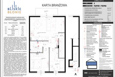 Rzut - Mieszkanie na sprzedaż 3 pokoje o powierzchni 55,53 m² - numer A11-2 w Bliskie Błonie