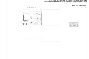 Rzut - Dom na sprzedaż 4 pokoje o powierzchni 80 m² - numer 4plex 16.1 w Tesoro Golf Park