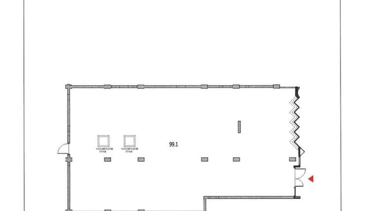 Rzut - Lokal użytkowy na sprzedaż 1 pokój o powierzchni 322,68 m² - numer U4 w Garbary 68