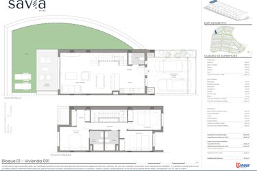 Rzut - Mieszkanie na sprzedaż 3 pokoje o powierzchni 100,16 m² - numer V01 w Savia