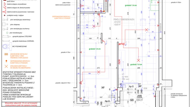 Rzut - Mieszkanie na sprzedaż 1 pokój o powierzchni 50,1 m² - numer A.1.5 w Piekary 18