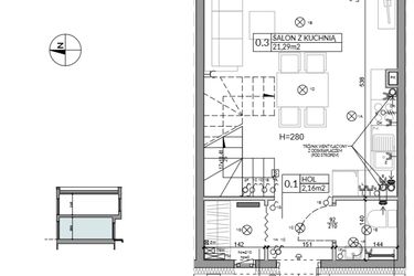 Rzut - Dom na sprzedaż 3 pokoje o powierzchni 62,16 m² - numer 27 w Boska Ksawerowska 2 etap 2