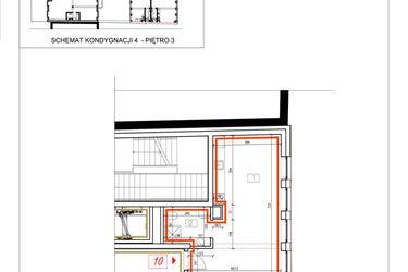 Rzut - Mieszkanie na sprzedaż 1 pokój o powierzchni 31,38 m² - numer 10 w Alchemik74 - lokale użytkowe