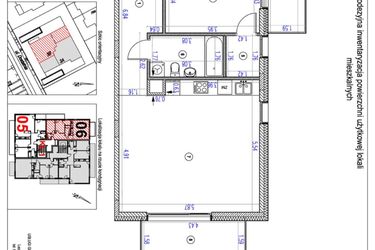 Rzut - Mieszkanie na sprzedaż 3 pokoje o powierzchni 73,46 m² - numer B6 w Vilanovia Park
