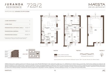 Rzut - Dom na sprzedaż 5 pokoi o powierzchni 125,82 m² - numer 72B_2 w Juranda Residence