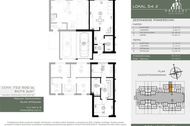 Rzut - Dom na sprzedaż 4 pokoje o powierzchni 89,49 m² - numer S4.2 w Osiedle Sosnowe Łazy