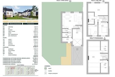 Rzut - Dom na sprzedaż 5 pokoi o powierzchni 146,85 m² - numer A6 w Cisova Park