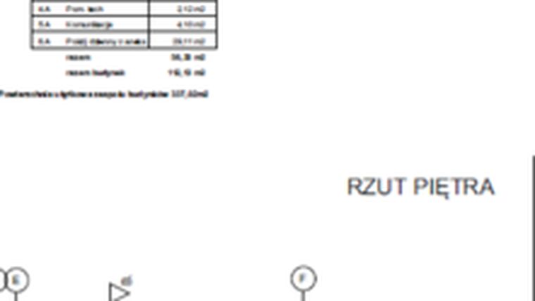 Rzut - Dom na sprzedaż 4 pokoje o powierzchni 112,13 m² - numer A w Bystrzycka 45