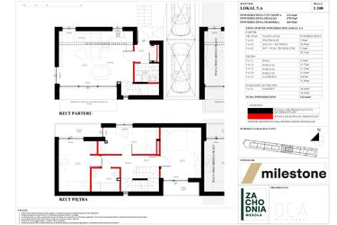 Rzut - Dom na sprzedaż 5 pokoi o powierzchni 112,2 m² - numer 5.A w Zachodnia Wesoła