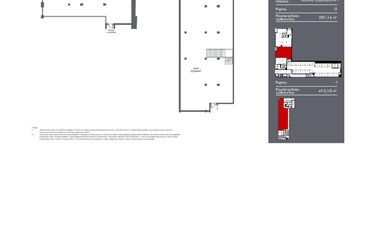 Rzut - Lokal użytkowy na sprzedaż 2 pokoje o powierzchni 696,26 m² - numer LU.02 w Manu Park