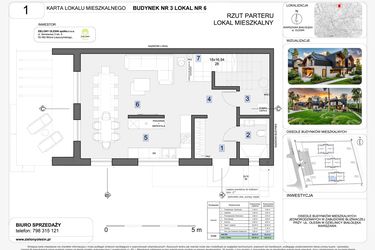 Rzut - Dom na sprzedaż 4 pokoje o powierzchni 140,18 m² - numer 6 w Zielony Olesin