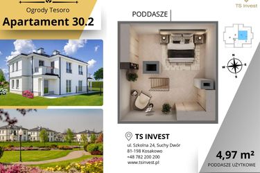 Rzut - Mieszkanie na sprzedaż 3 pokoje o powierzchni 77,58 m² - numer 6.5_C_30.2 w Ogrody Tesoro VI