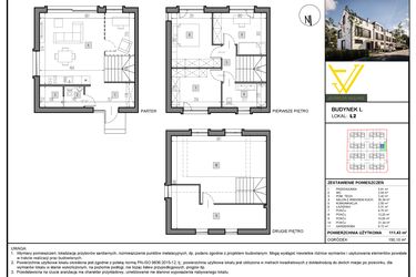 Rzut - Mieszkanie na sprzedaż 5 pokoi o powierzchni 111,43 m² - numer L2 w Juranda Village etap II