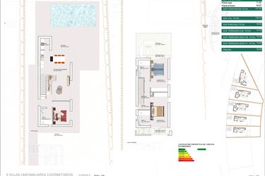 Rzut - Dom na sprzedaż 3 pokoje o powierzchni 130,24 m² - numer 5 w Domy w Finestrat - 54099691