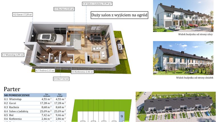 Rzut - Dom na sprzedaż 5 pokoi o powierzchni 136,73 m² - numer 9 w Przyjazne Dobrzykowice
