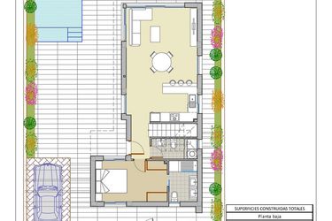Rzut - Dom na sprzedaż 3 pokoje o powierzchni 205,4 m² - numer 10 w Domy w Pilar de la Horadada - 49675027