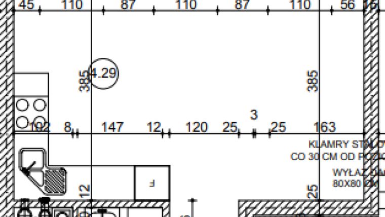 Rzut - Mieszkanie na sprzedaż 1 pokój o powierzchni 30,6 m² - numer 20.28 w Osiedle Wyszyńskiego