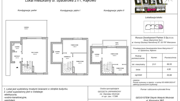 Rzut - Dom na sprzedaż 4 pokoje o powierzchni 89,55 m² - numer 5_01A w Nowe Warzymice 5
