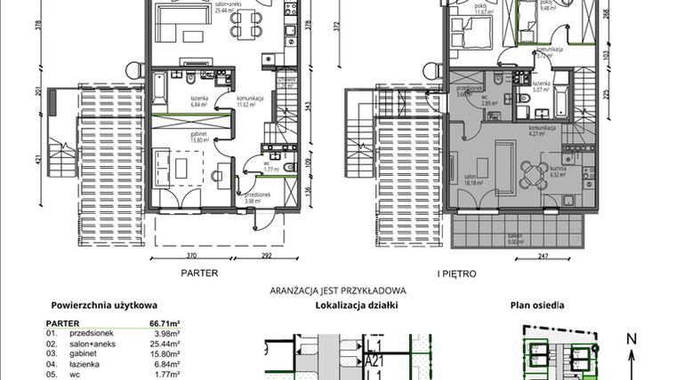 Rzut - Mieszkanie na sprzedaż 4 pokoje o powierzchni 92,58 m² - numer B20.L1 w Rokokowa Vita