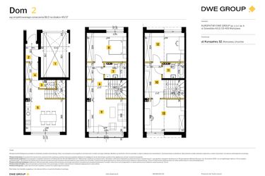Rzut - Mieszkanie na sprzedaż 4 pokoje o powierzchni 106,7 m² - numer 2 w Kuropatwy 32