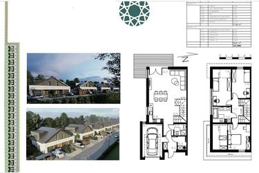Rzut - Dom na sprzedaż 4 pokoje o powierzchni 133,25 m² - numer 2A w Garden Złotno