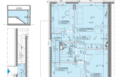 Rzut - Mieszkanie na sprzedaż 4 pokoje o powierzchni 64,03 m² - numer 29B w Domy na Witosa etap 1B