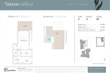 Rzut - Mieszkanie na sprzedaż 2 pokoje o powierzchni 66,68 m² - numer B4-4F w Talasa Caleus II