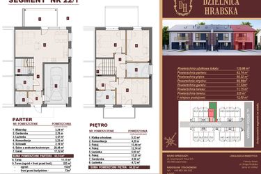 Rzut - Dom na sprzedaż 4 pokoje o powierzchni 129,96 m² - numer 22/1 w Dzielnica Hrabska etap IV