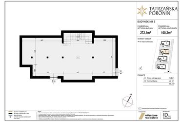 Rzut - Dom na sprzedaż 5 pokoi o powierzchni 272,1 m² - numer 2 w Poronin Tatrzańska