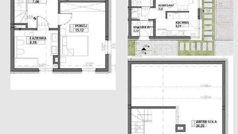 Rzut - Dom na sprzedaż 4 pokoje o powierzchni 131,2 m² - numer 5A w Opatowicka etap III