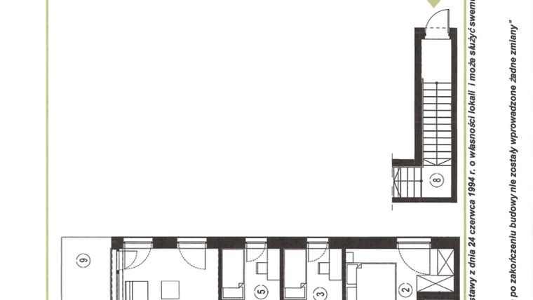 Rzut - Mieszkanie na sprzedaż 4 pokoje o powierzchni 79,1 m² - numer 9_2 w Apartamenty Sielanka